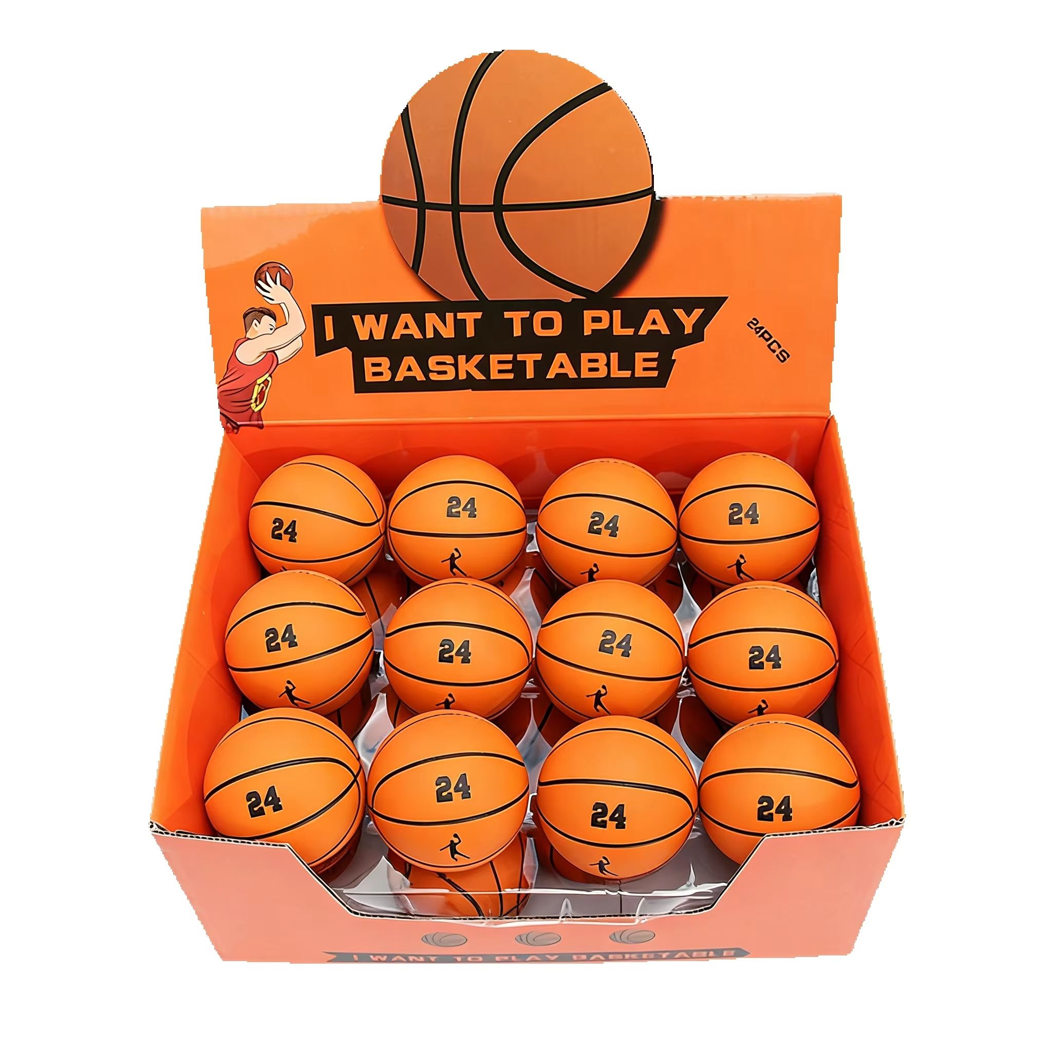 Basketball Arcade Game - Mini ballon de basket en caoutchouc