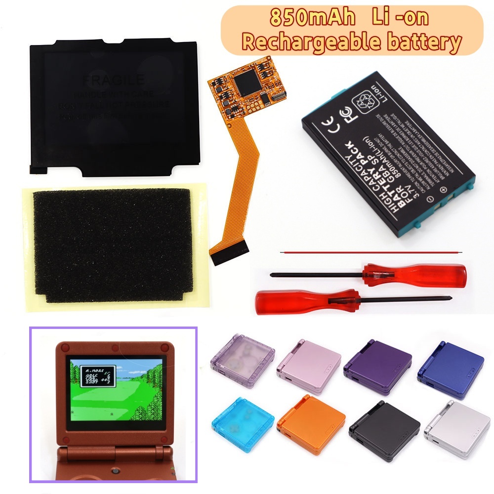 Pour GBA SP, pack de batterie  - Lcd Screen Arcade avis et prix