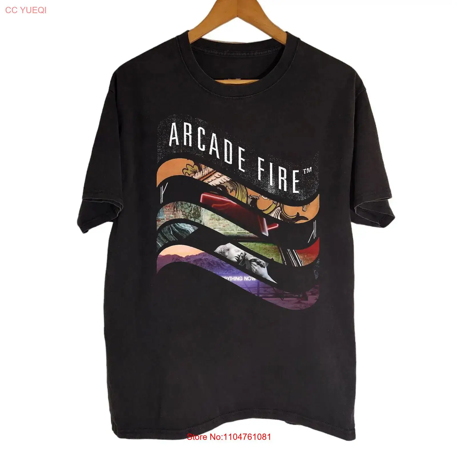 T-shirt Rare Arcade Fire en co - Arcade No avis et prix
